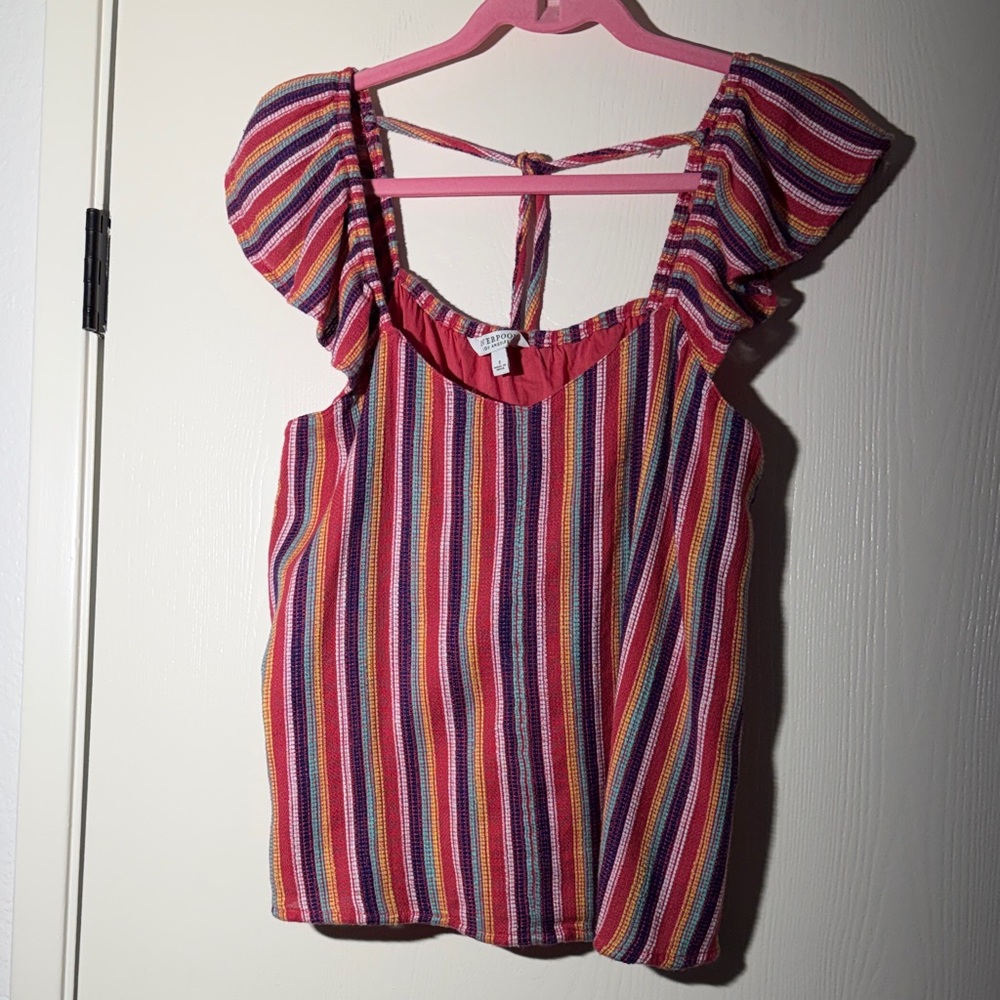 Liverpool Multicolor Striped Blouse